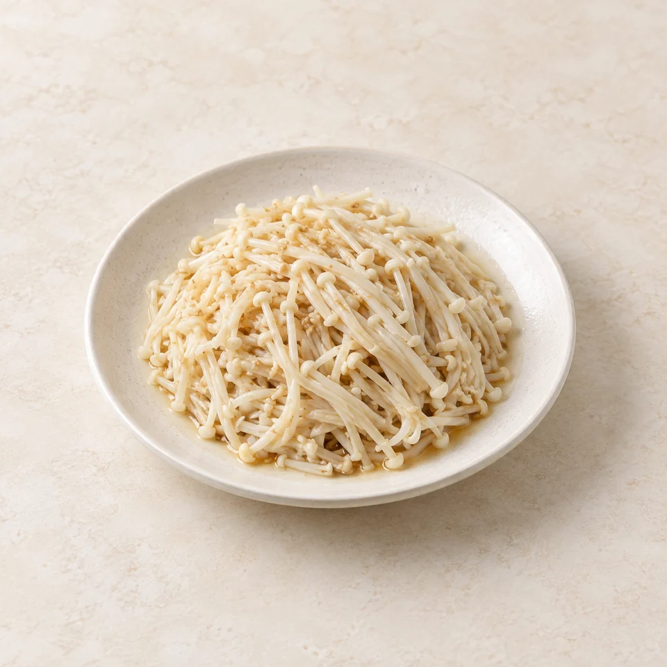 Enoki Mushroom — ai-generated illustration