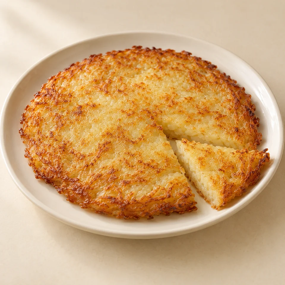 Gamjajeon potato pancakes — ai-generated illustration