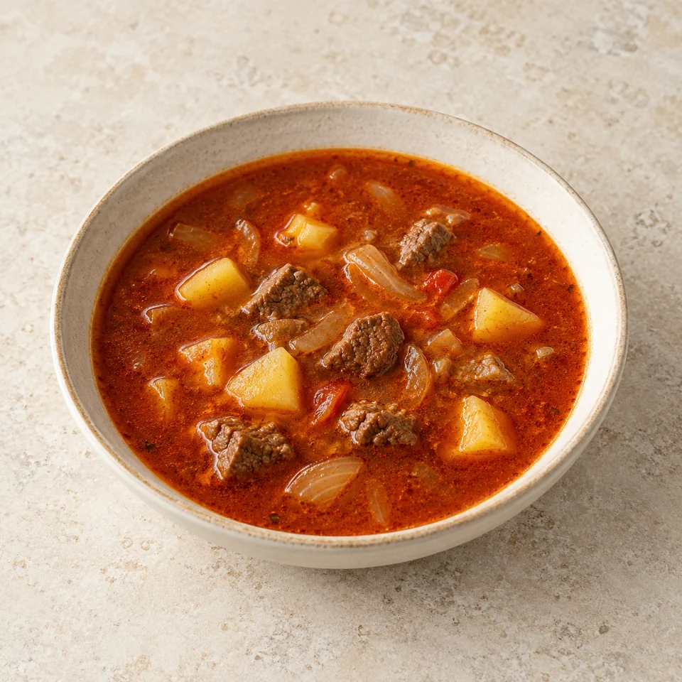 Soup, goulash, homemade — ai-generated illustration
