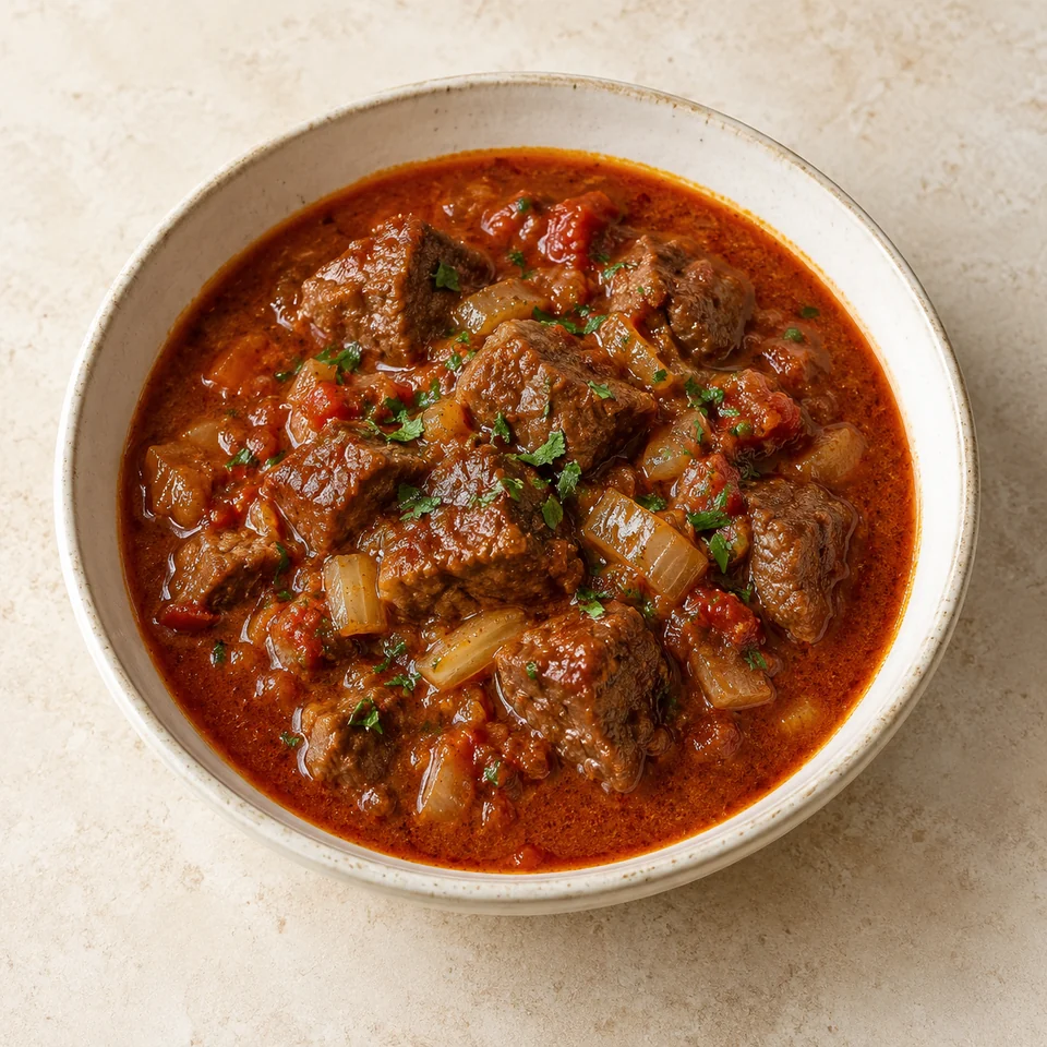 Goulash, homemade — ai-generated illustration