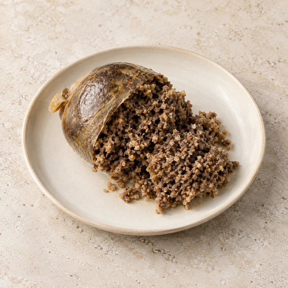 Haggis, boiled — ai-generated illustration