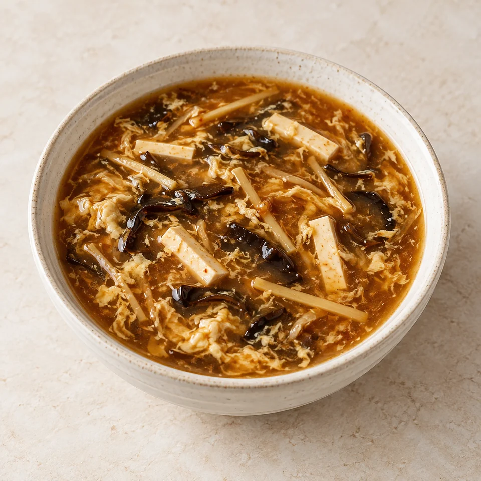 Hot and Sour Soup — ai-generated illustration