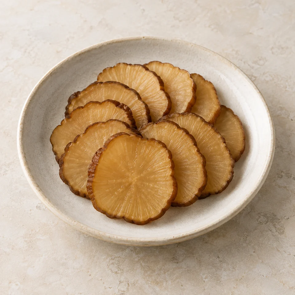 Iburigakko smoked radish — ai-generated illustration