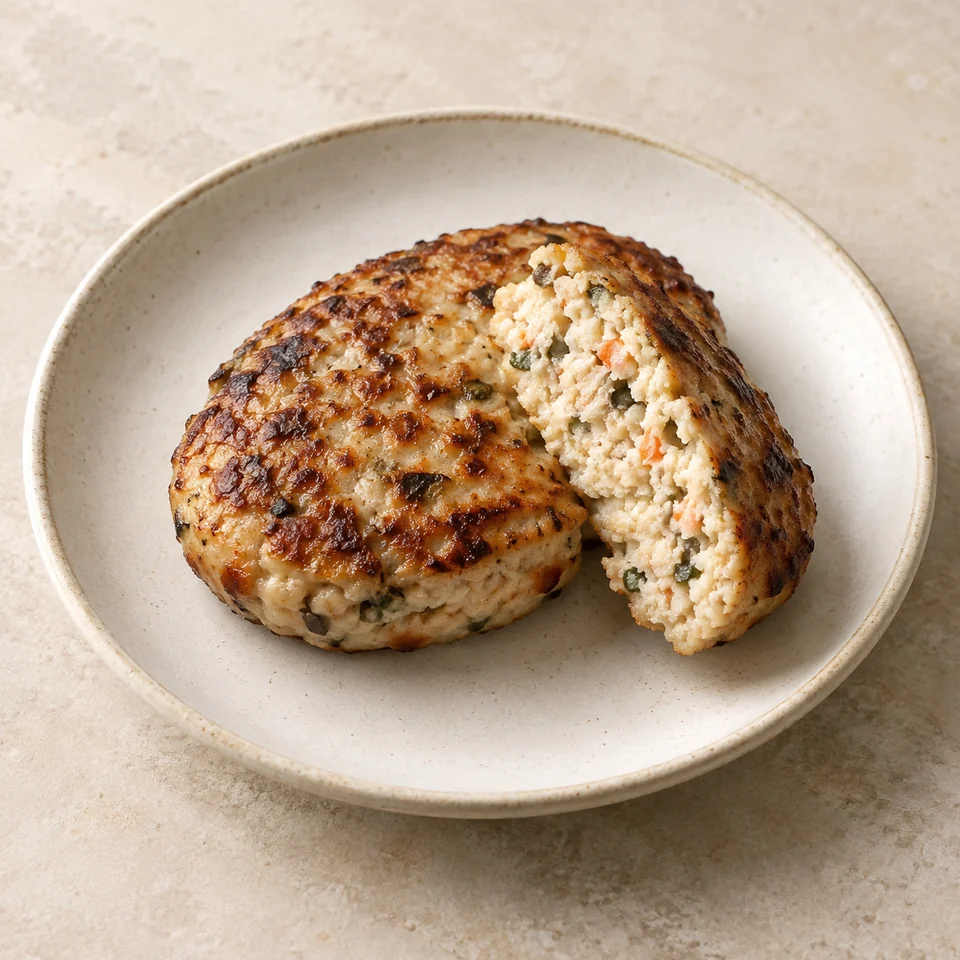 Japanese tofu hamburg steak — ai-generated illustration