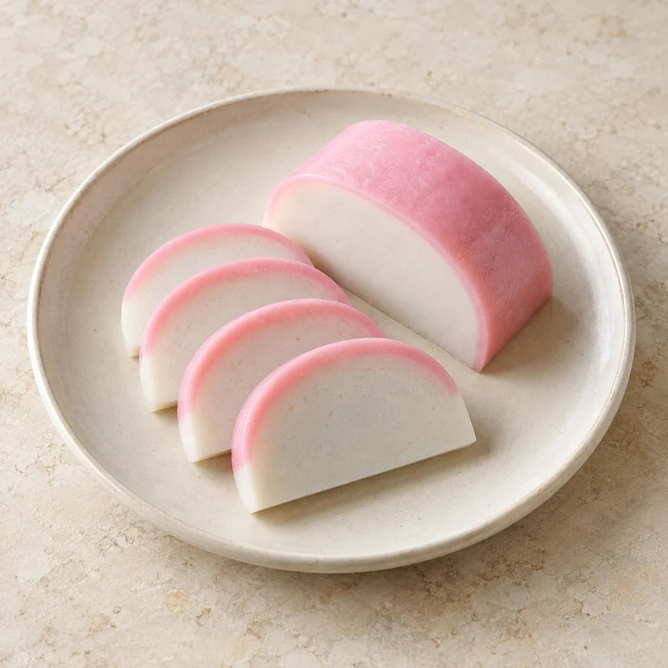 Kamaboko, steamed — ai-generated illustration