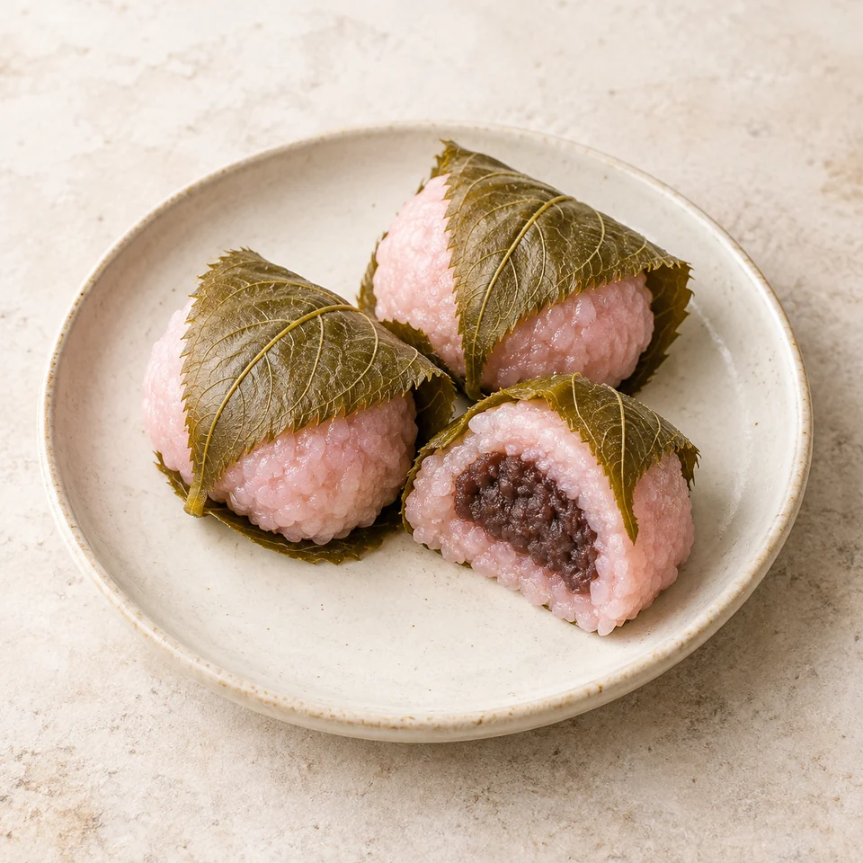Kansai sakura mochi — ai-generated illustration