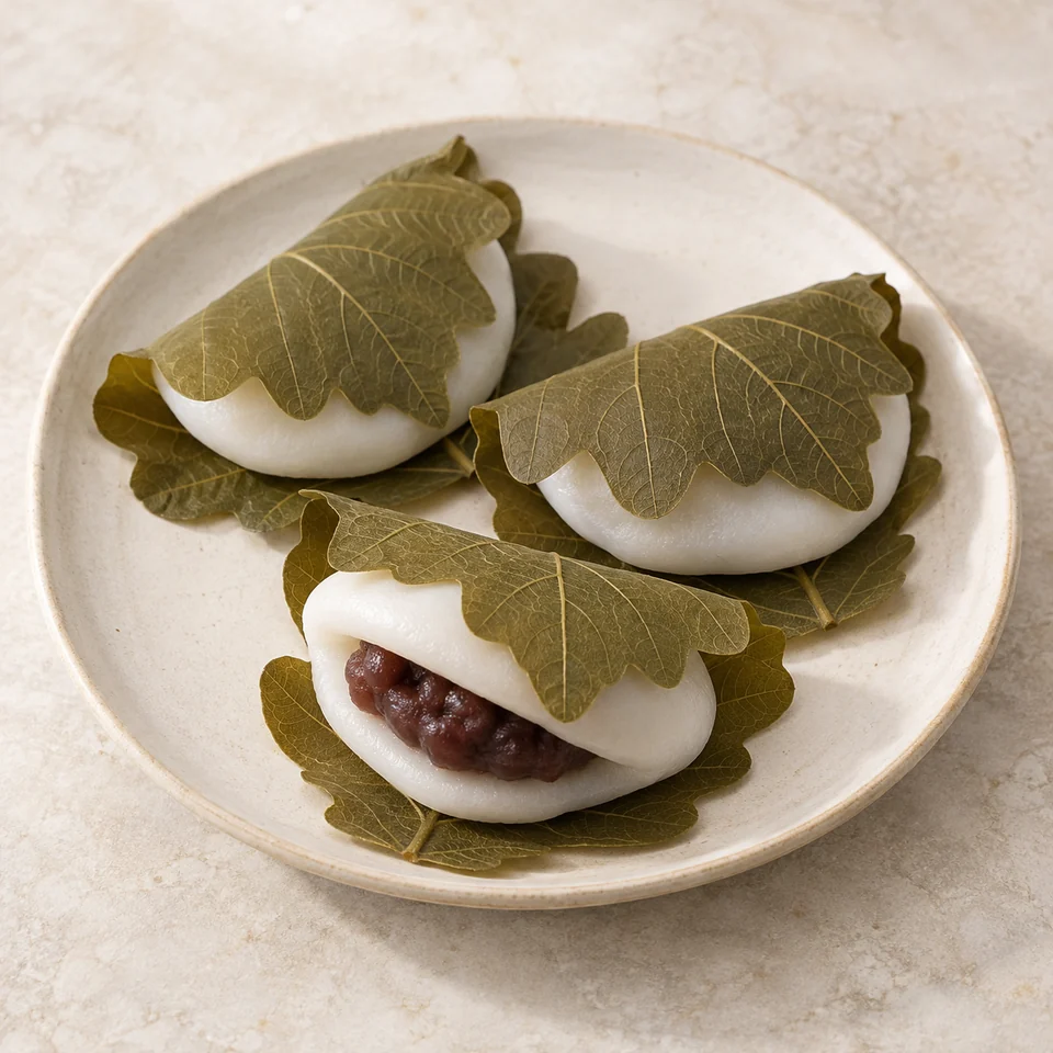Kashiwa mochi — ai-generated illustration