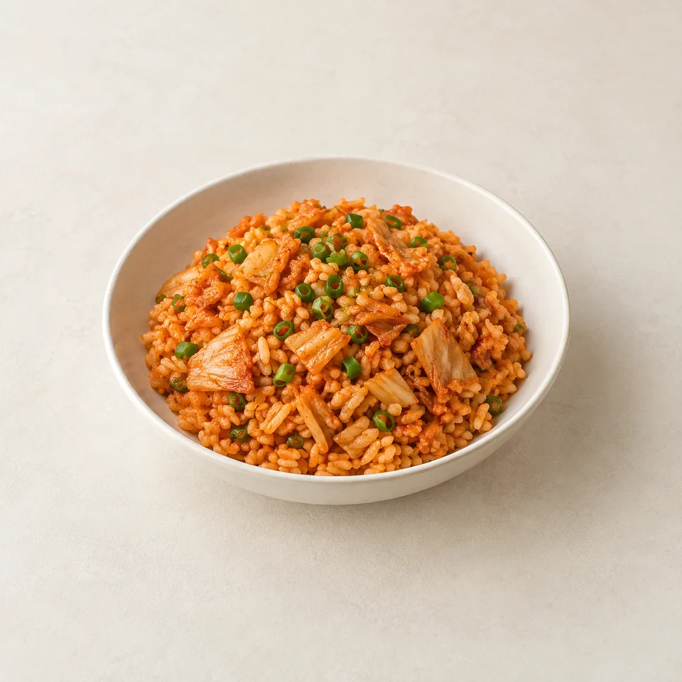 Kimchi fried rice — ai-generated illustration