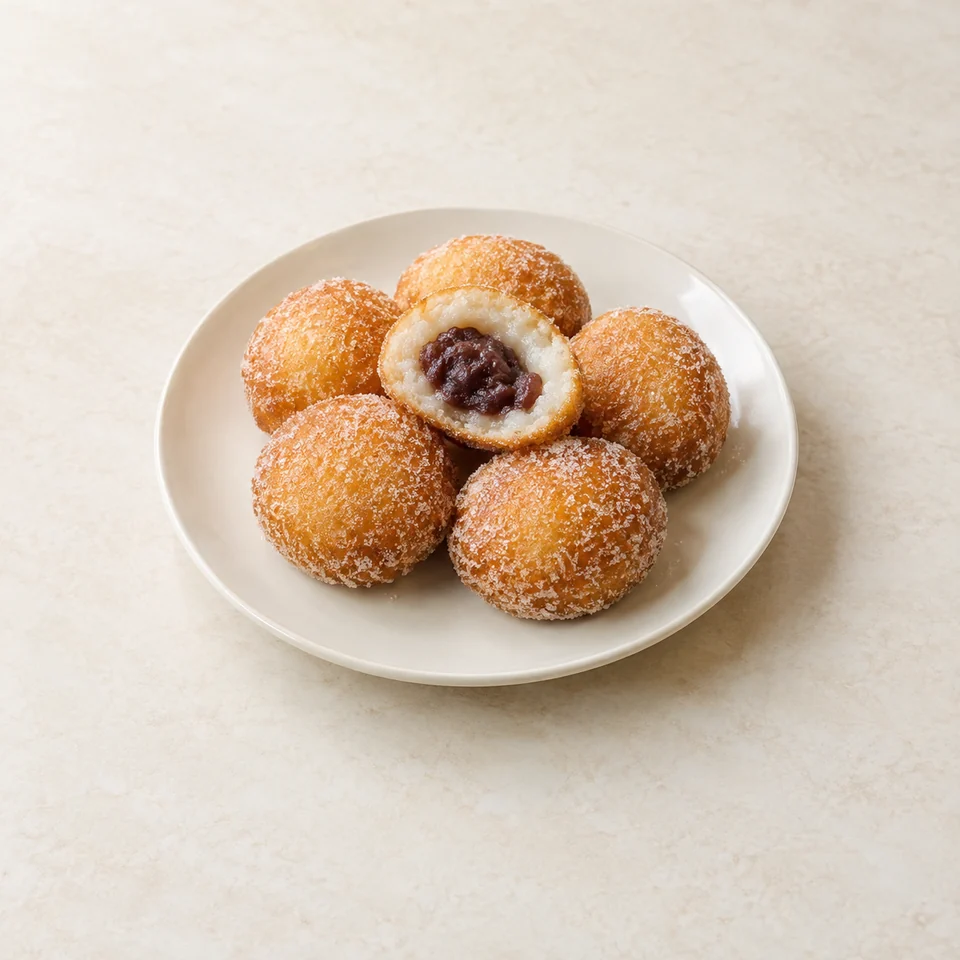 Glutinous rice doughnut — ai-generated illustration