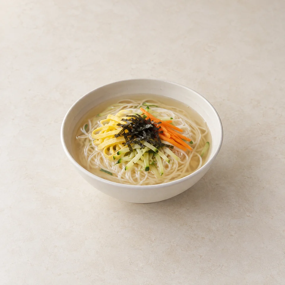 Janchi-guksu banquet noodles — ai-generated illustration