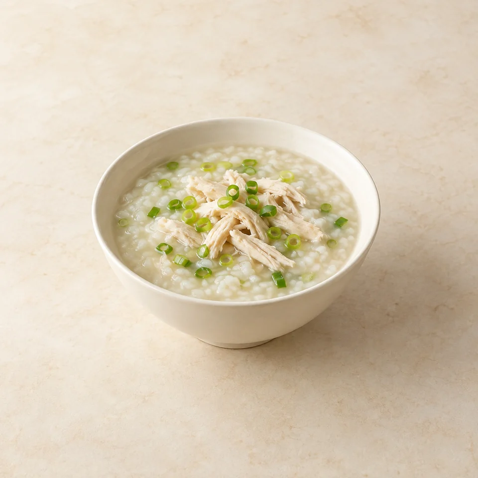 Chicken porridge — ai-generated illustration