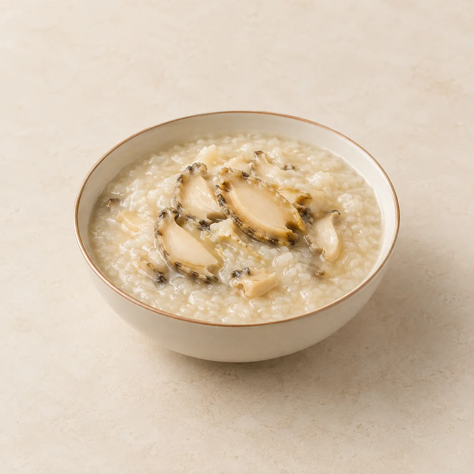 Jeonbokjuk abalone porridge — ai-generated illustration