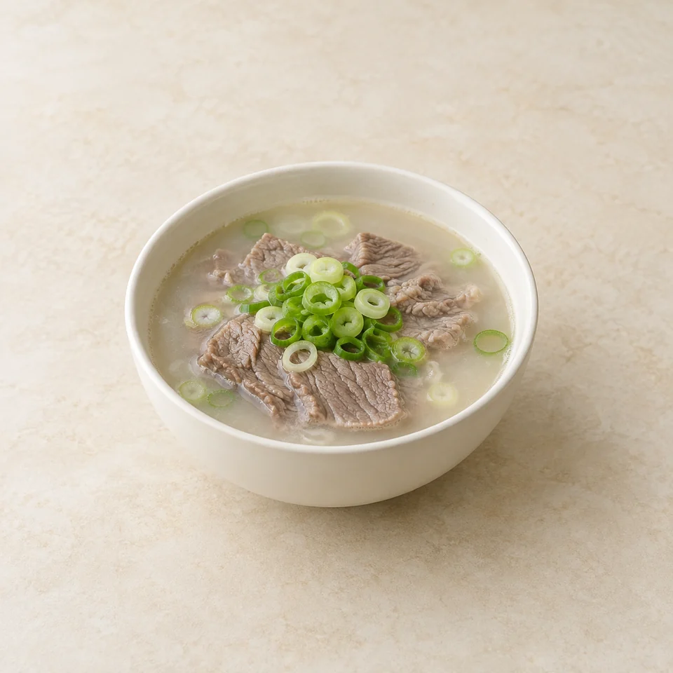 Gomtang beef soup — ai-generated illustration
