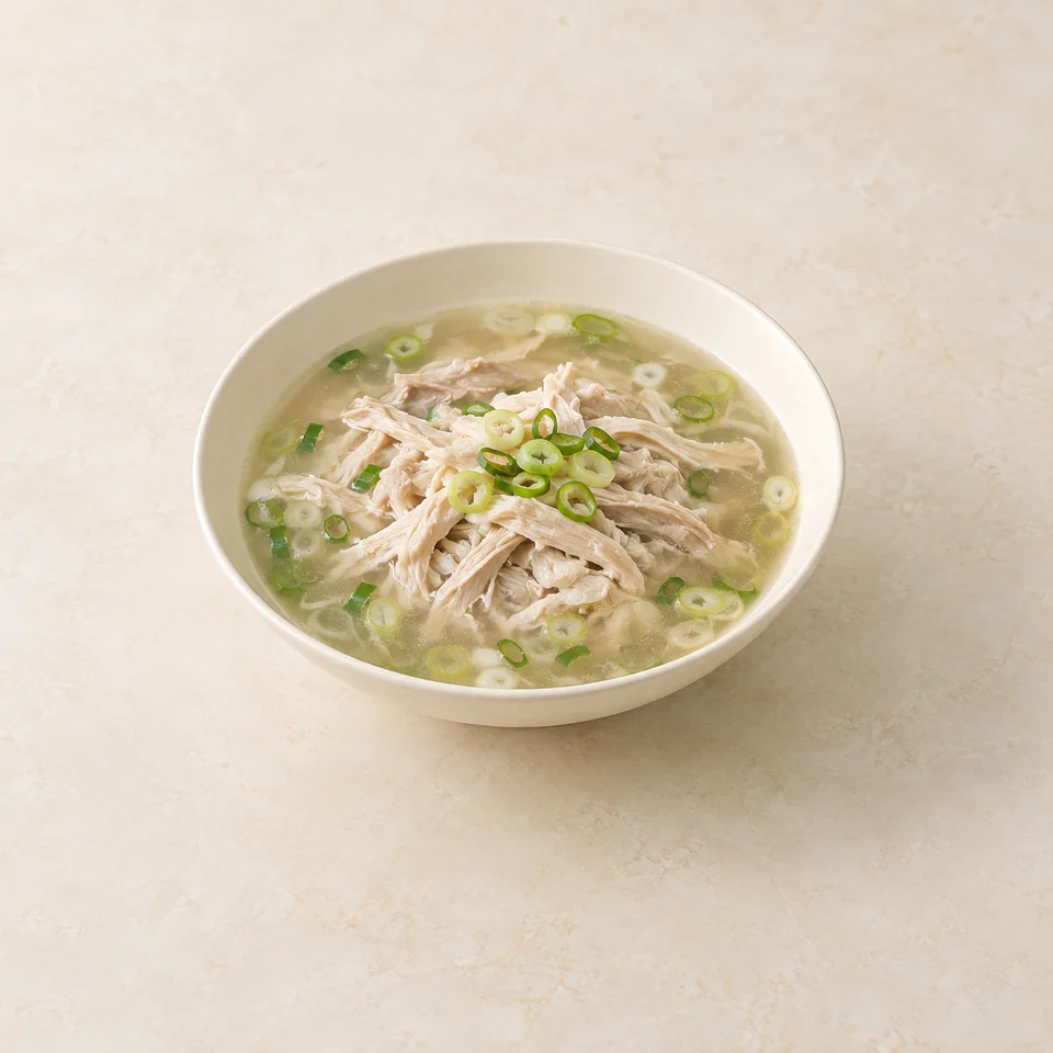 Dak-gomtang chicken soup — ai-generated illustration