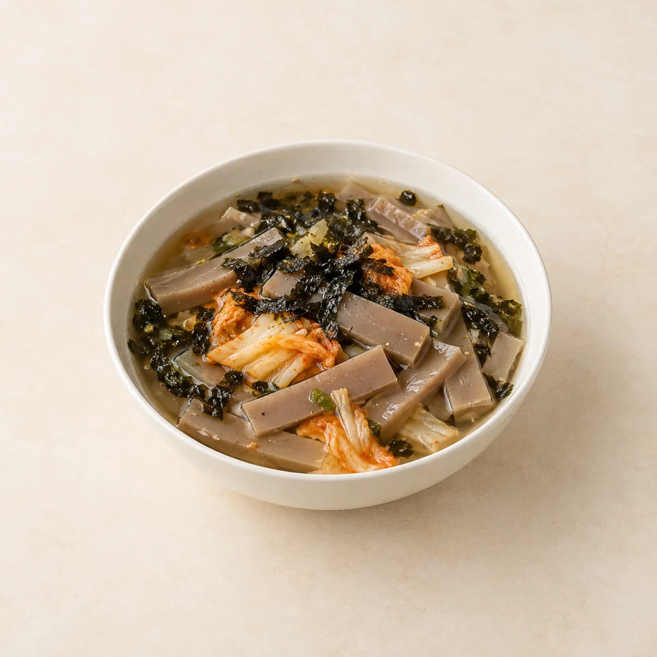 Buckwheat jelly soup — ai-generated illustration