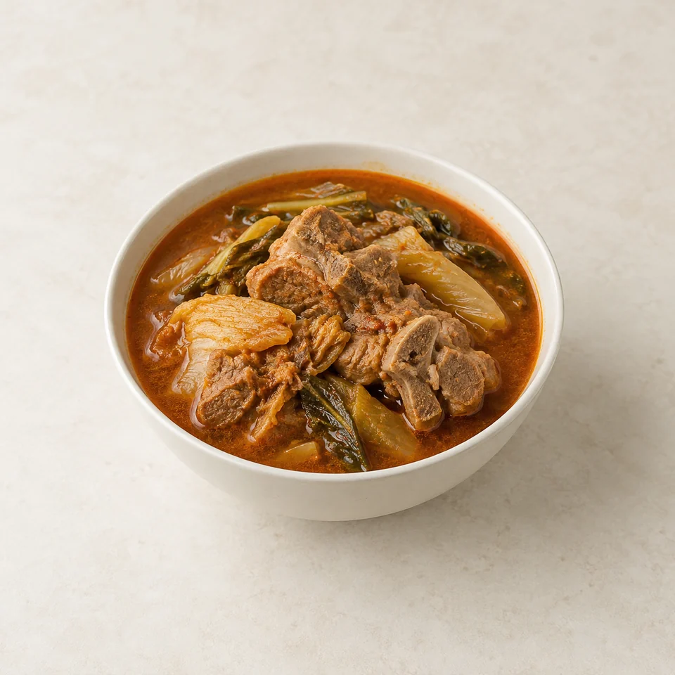 Pork bone haejang-guk — ai-generated illustration