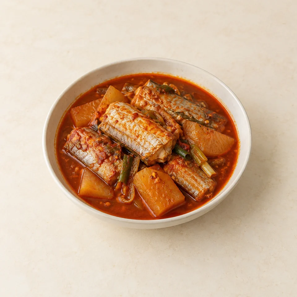 Hairtail stew — ai-generated illustration