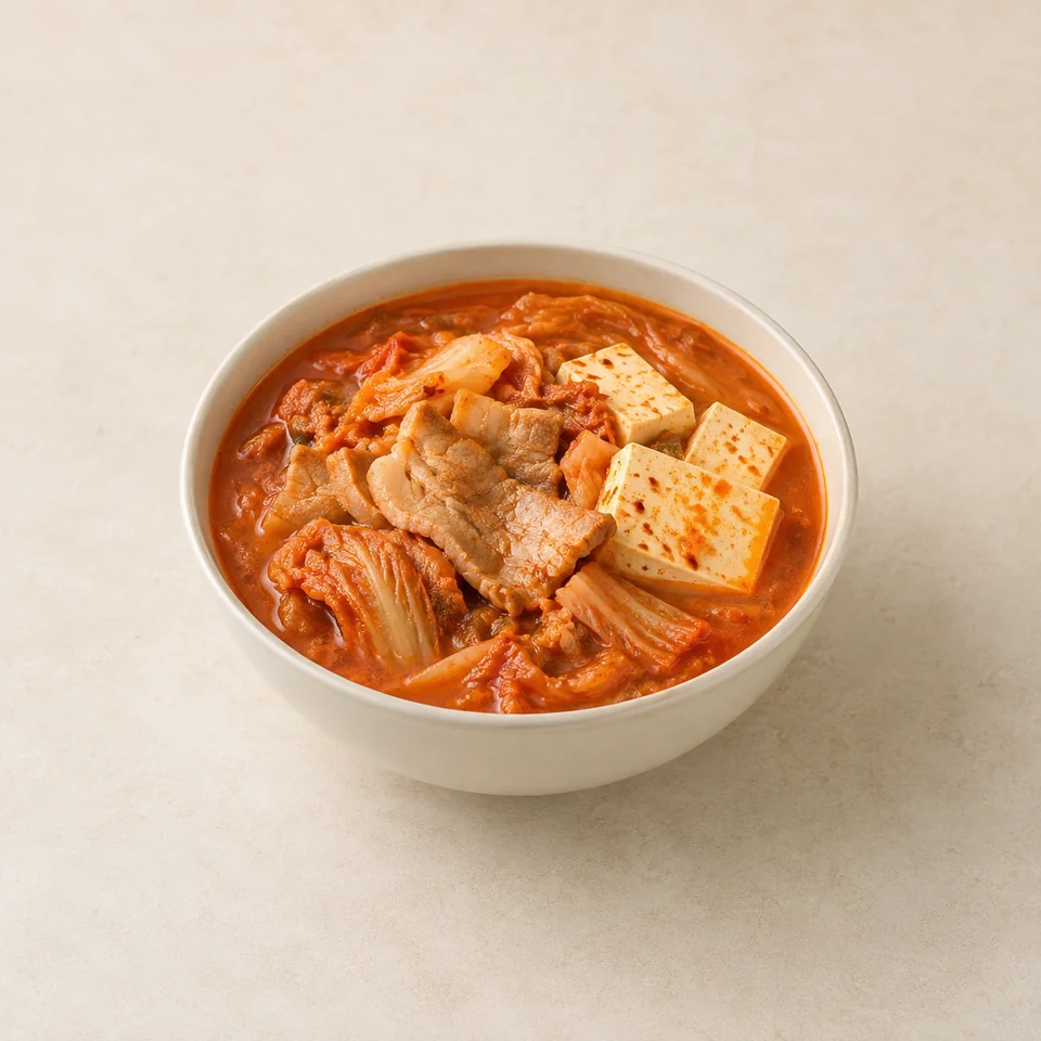 Pork kimchi stew — ai-generated illustration