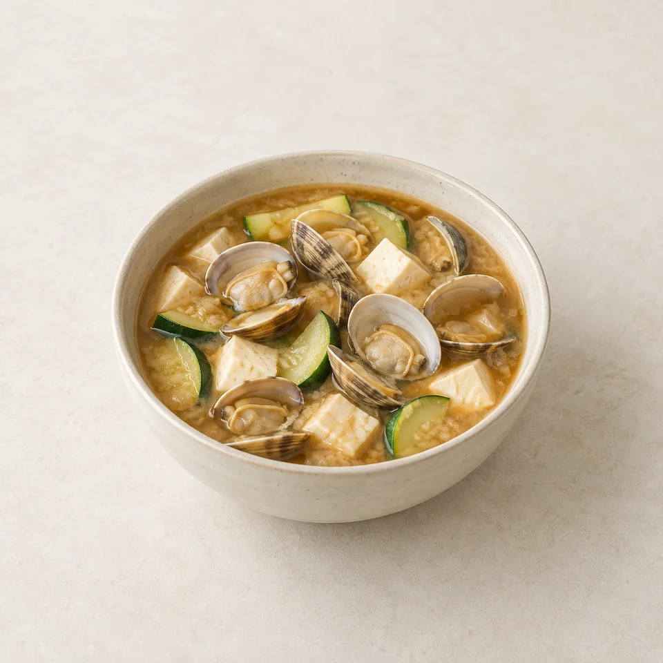 Clam doenjang stew — ai-generated illustration