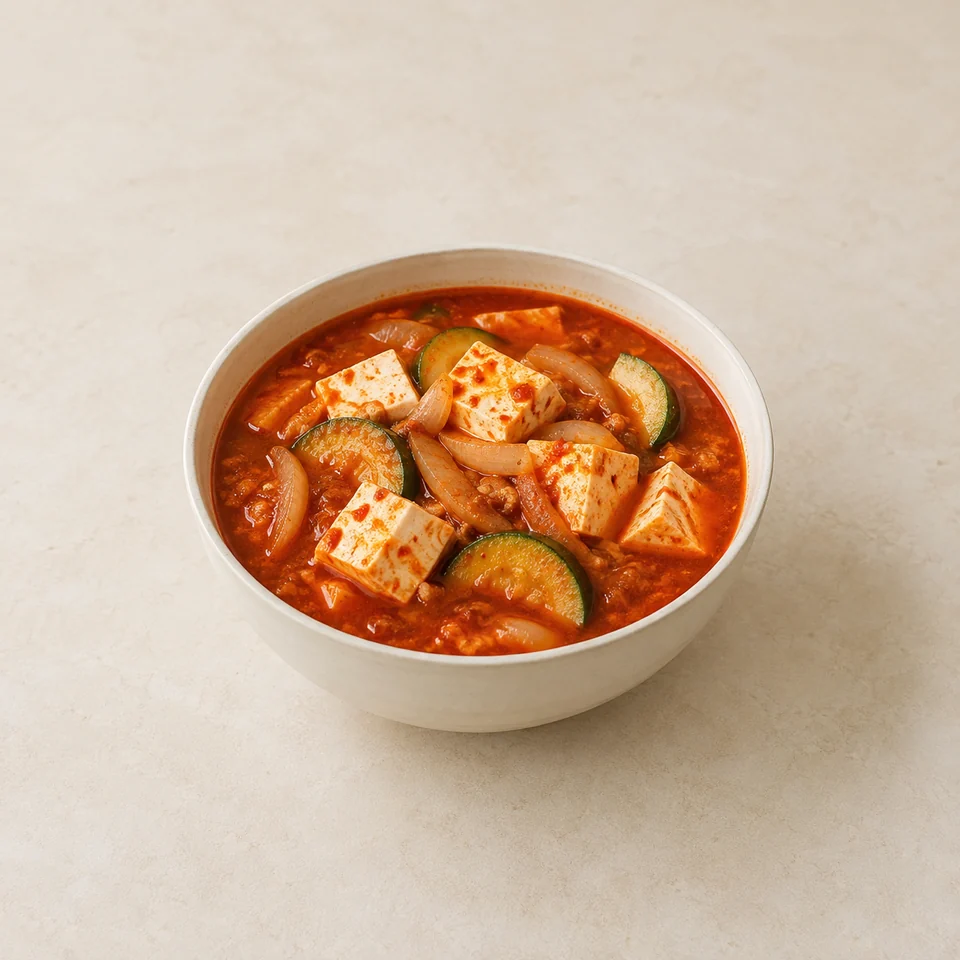 Gochujang tofu stew — ai-generated illustration