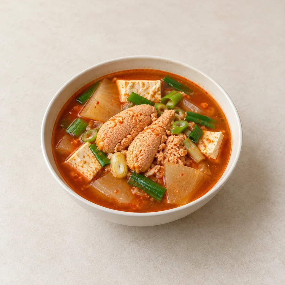 Altang fish roe stew — ai-generated illustration