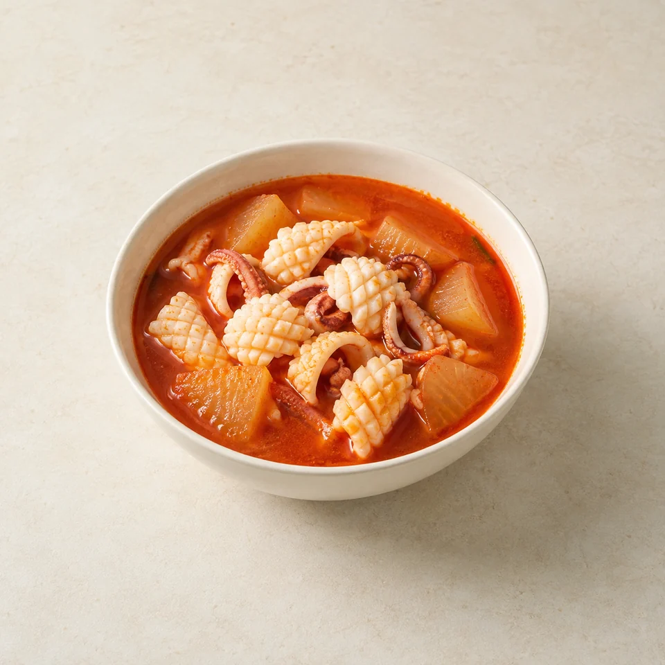 Squid stew — ai-generated illustration