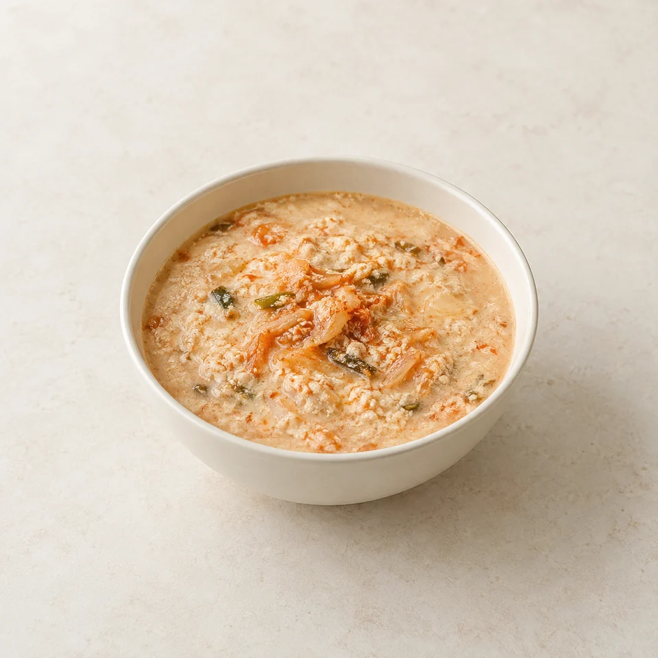 Kongbiji ground soybean stew — ai-generated illustration