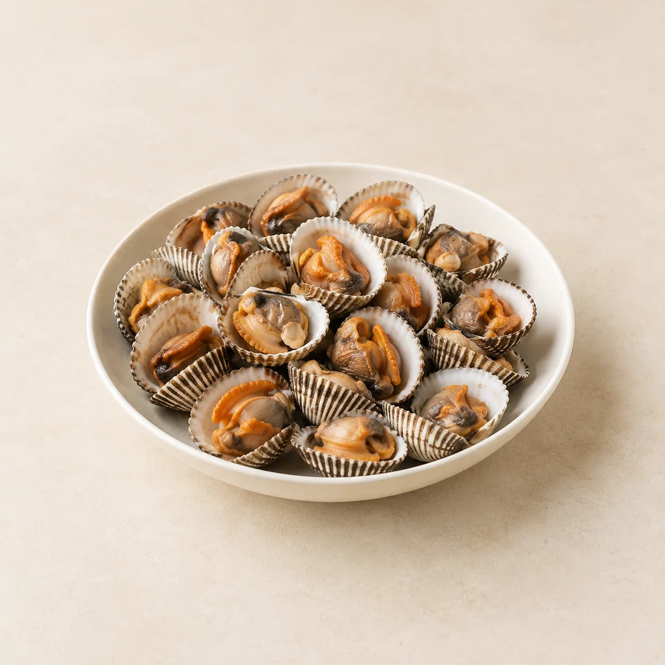Steamed cockles — ai-generated illustration