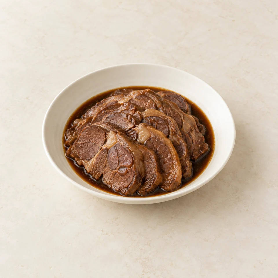 Braised beef shank — ai-generated illustration