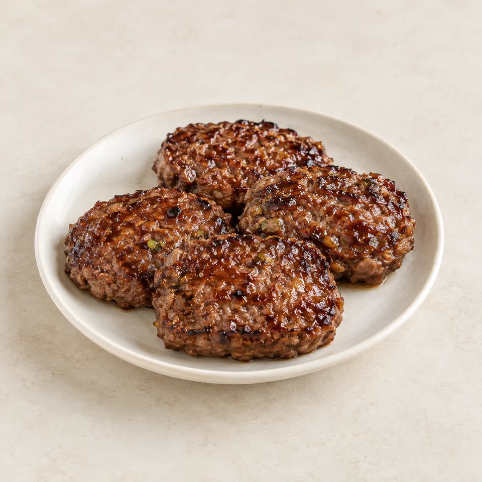 Tteokgalbi grilled rib patties — ai-generated illustration