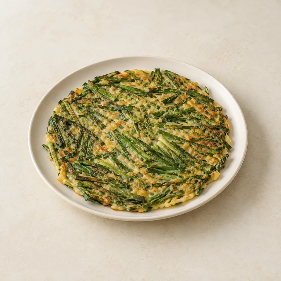 Buchujeon chive pancakes — ai-generated illustration