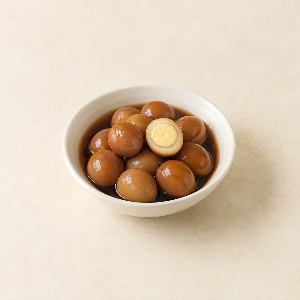 Quail egg jangjorim — ai-generated illustration