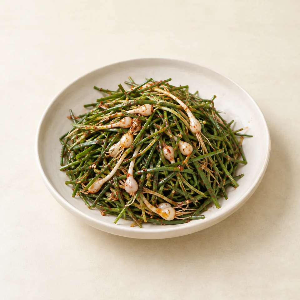 Seasoned wild chives — ai-generated illustration