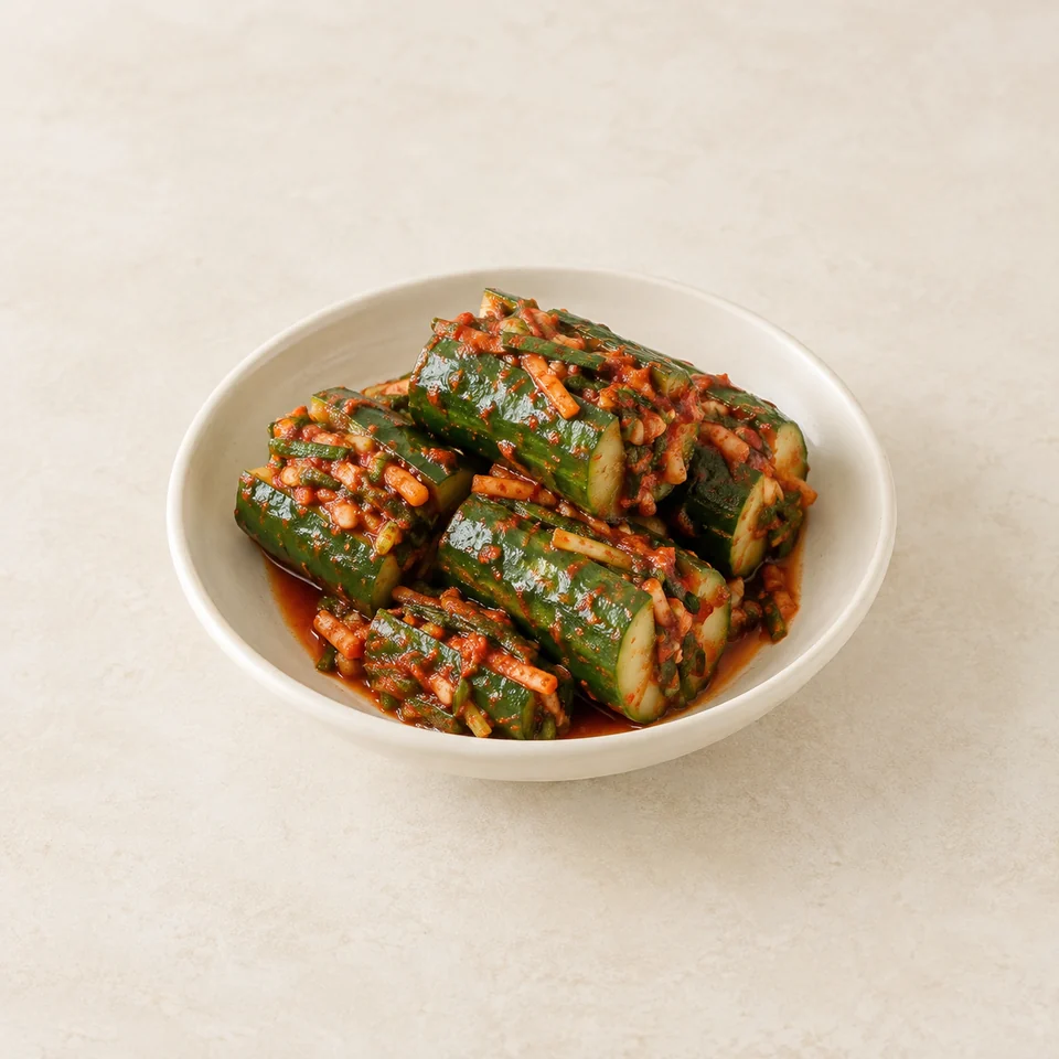 Cucumber kimchi — ai-generated illustration