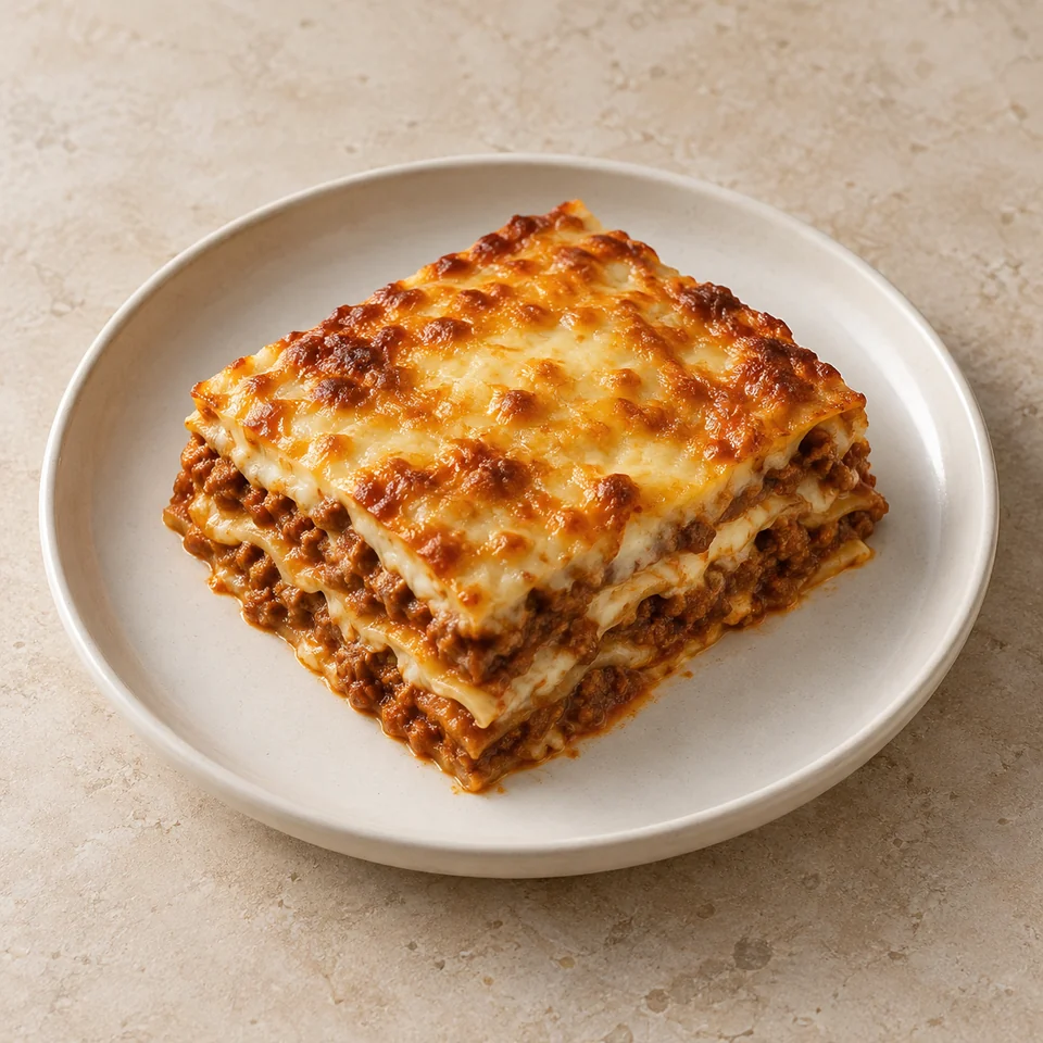 Lasagne, homemade — ai-generated illustration