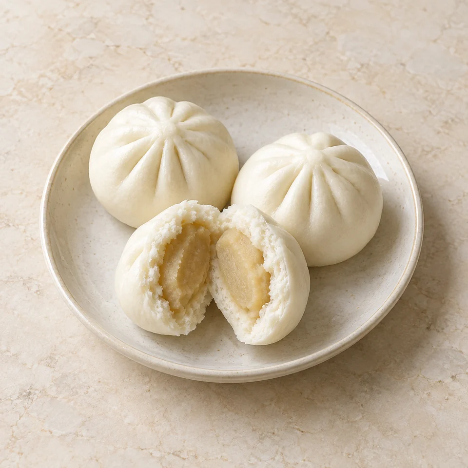 Lotus Seed Bun — ai-generated illustration