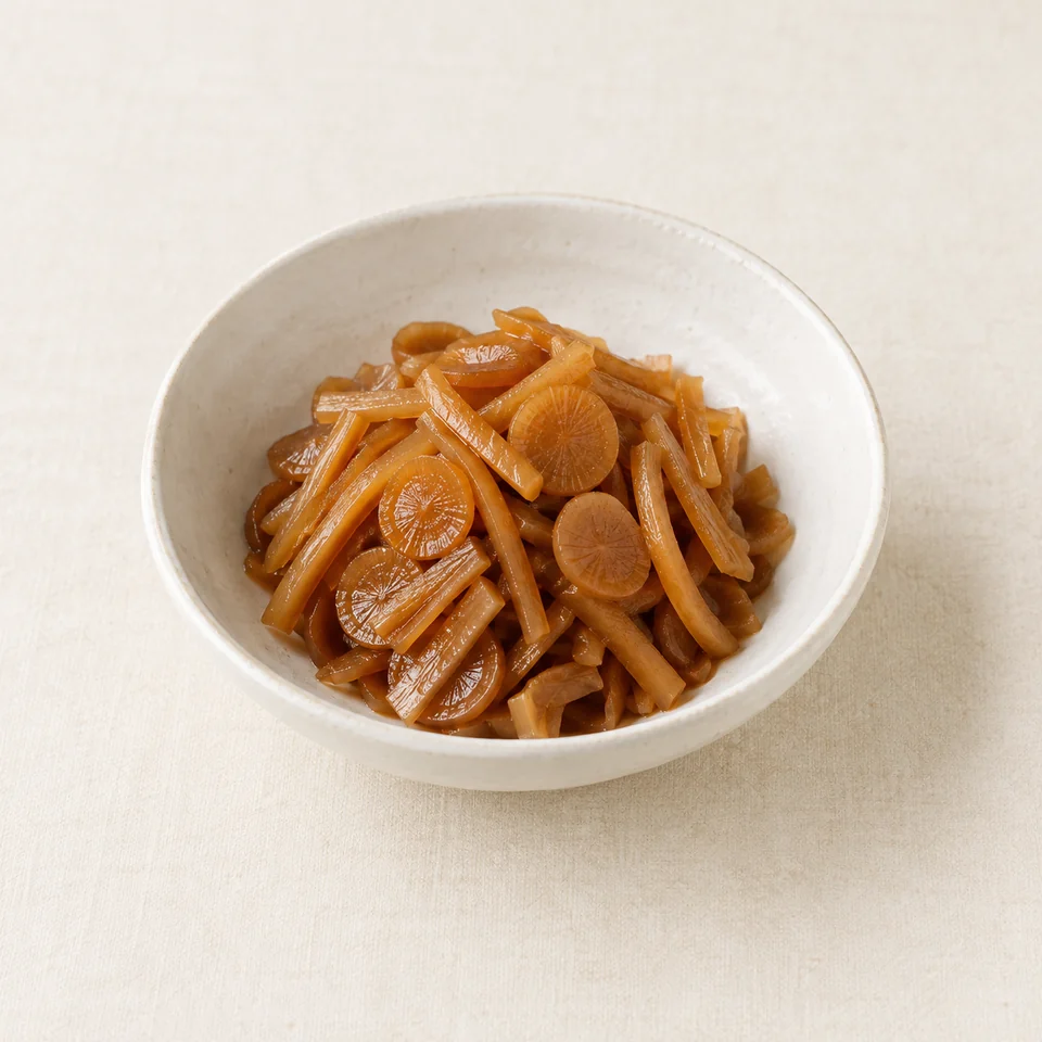 Moriguchizuke radish — ai-generated illustration