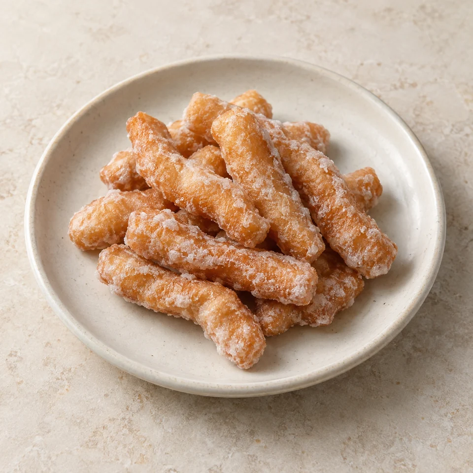 White-sugar karinto — ai-generated illustration