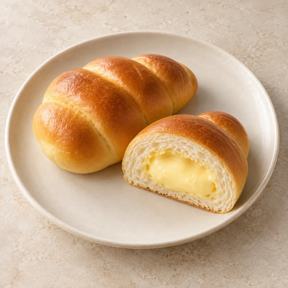 Japanese cream bread — ai-generated illustration