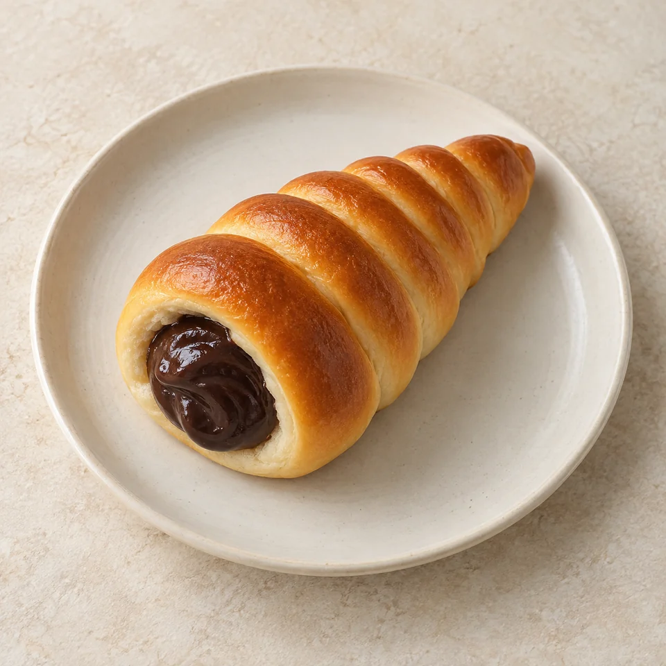 Chocolate cornet — ai-generated illustration