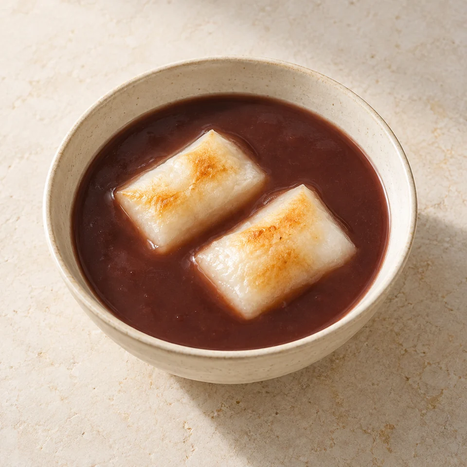 Shiruko with smooth bean paste — ai-generated illustration