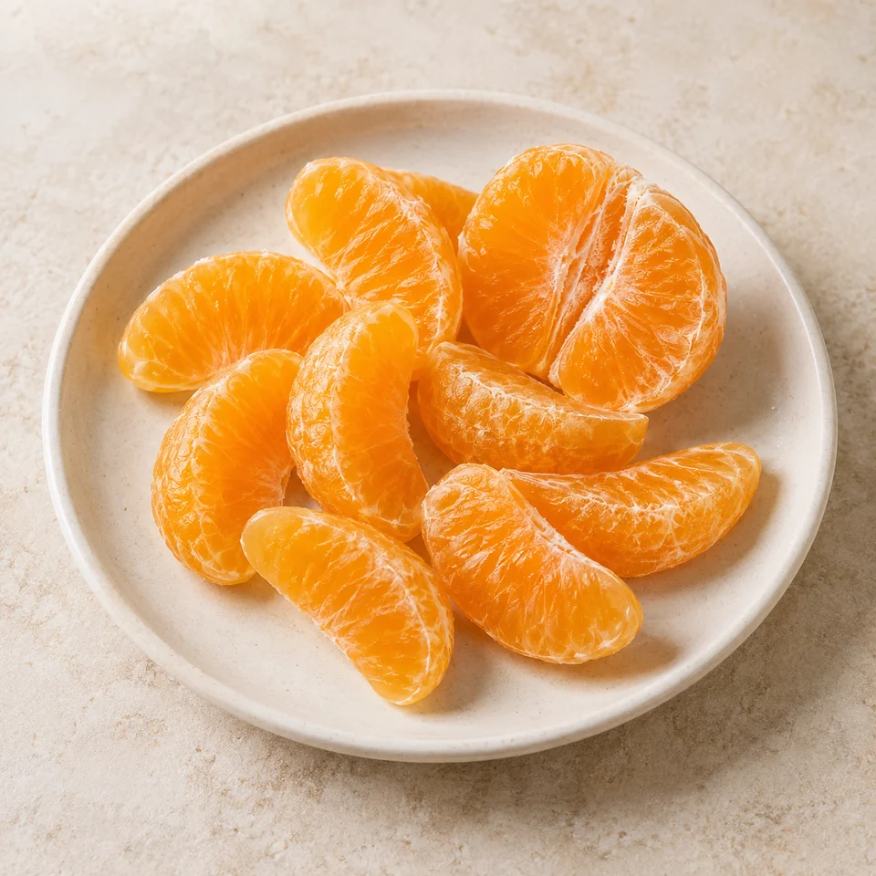 Oranges, flesh only — ai-generated illustration