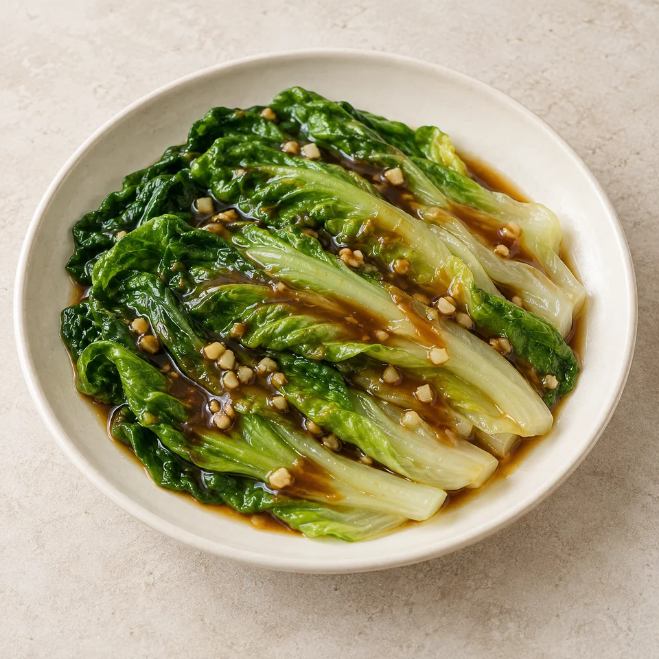 Oyster Sauce Lettuce — ai-generated illustration