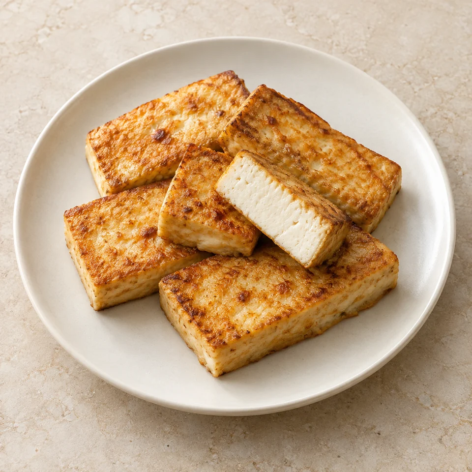 Pan-Fried Tofu — ai-generated illustration