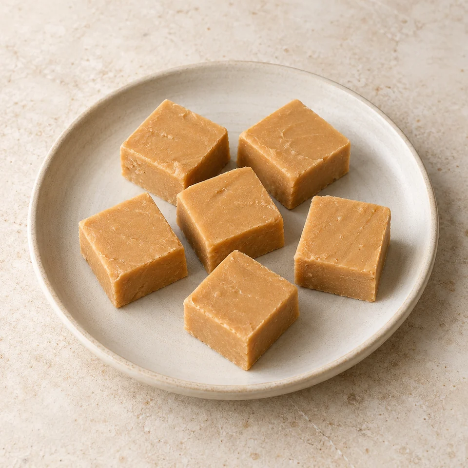 Homemade peanut butter fudge — ai-generated illustration