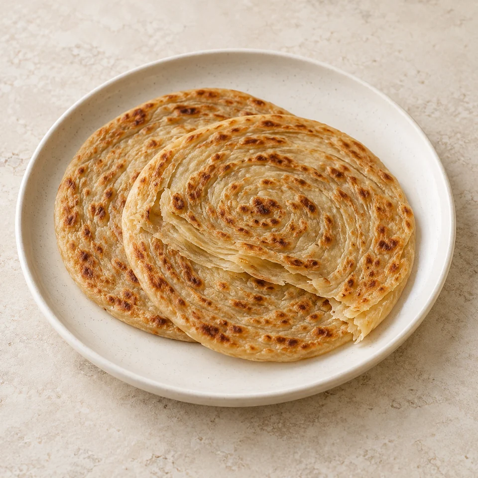 Paratha, homemade — ai-generated illustration