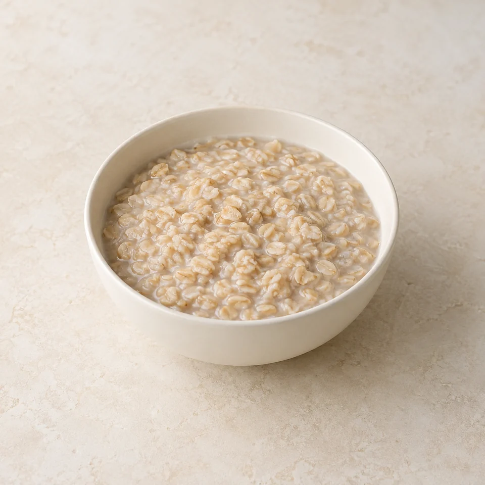 Porridge, made with water — ai-generated illustration