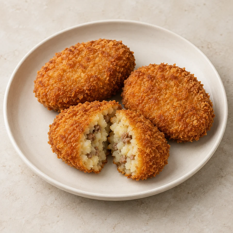 Potato korokke — ai-generated illustration