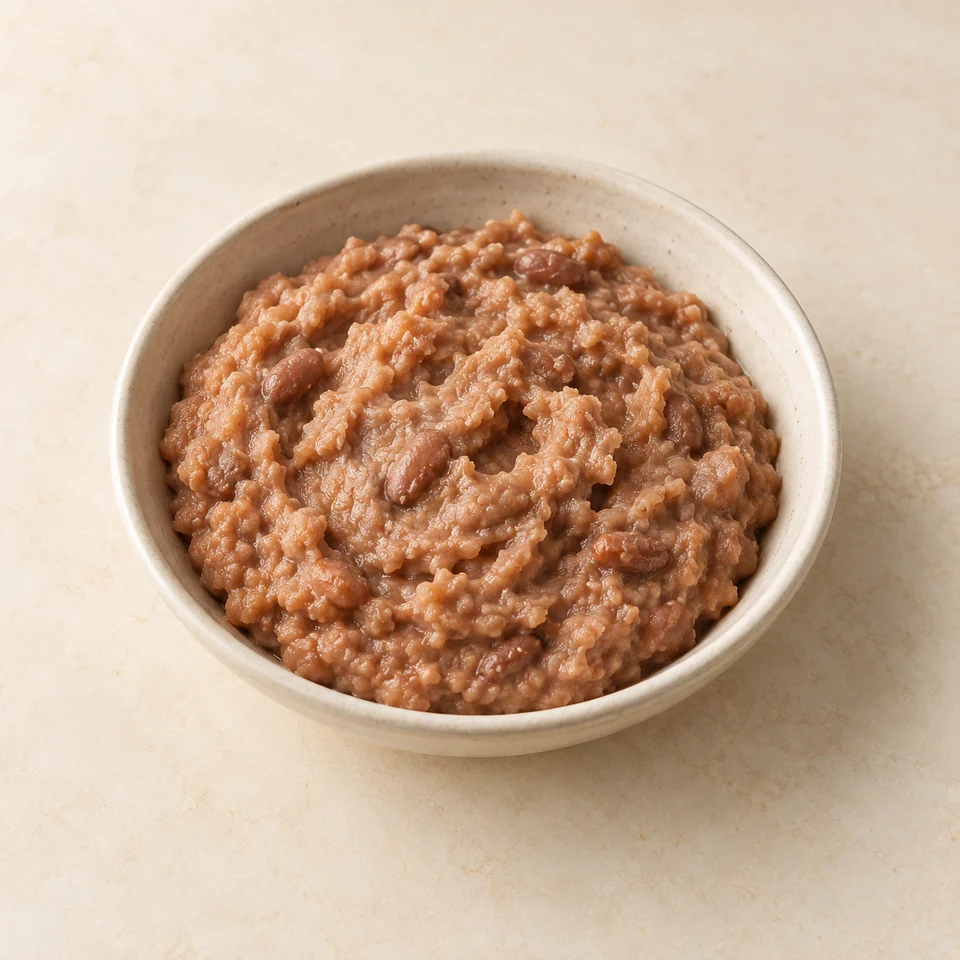 Beans, pinto, re-fried beans — ai-generated illustration