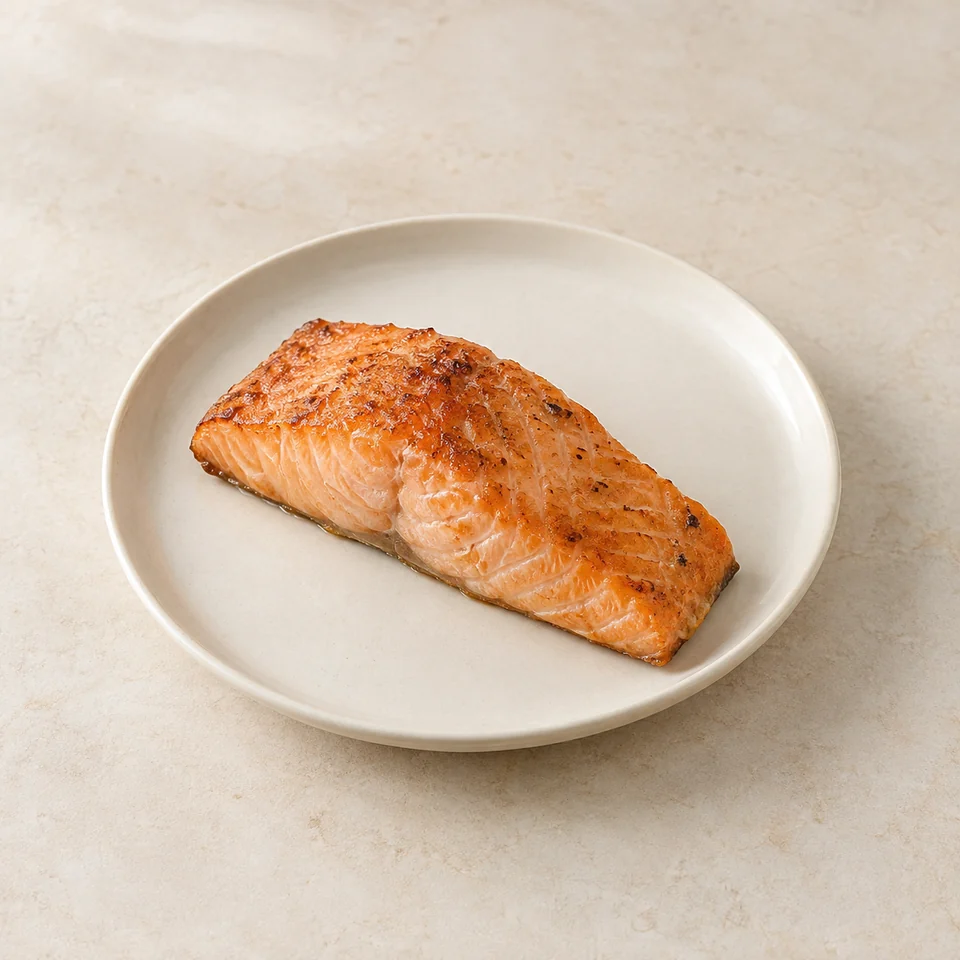 Salmon, wild, baked — ai-generated illustration